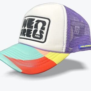 FIFA World‎ Cup 26 Purple Mesh Trucker Hat Mens Official Licensed Merchandise